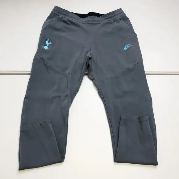 Nike Tottenham Hotspur Sweatpants Mens L Gray Tech Fleece Joggers Soccer FC - Picture 1 of 9